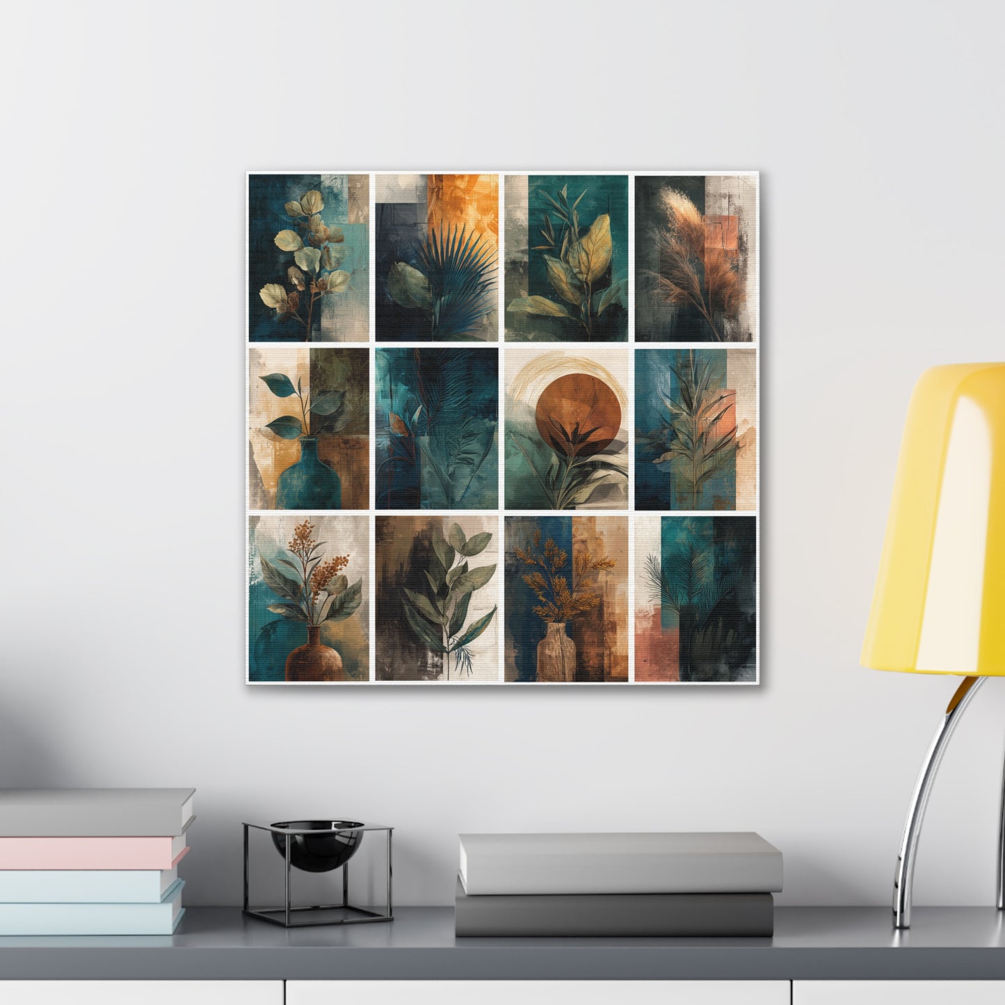 Natures Green Series #7 -Botanical Wall Art, Nature-Inspired Home Décor, Eco-Friendly Canvas Print, Greenery Art Piece, Living Room Wall Hanging