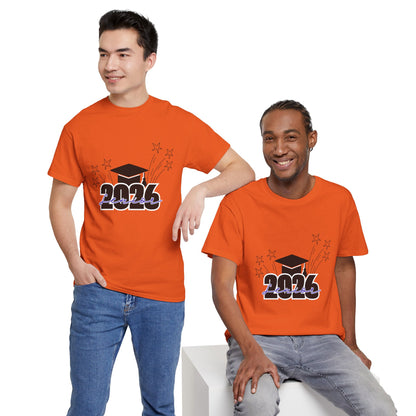 2026 Senior -Class of 2026 Graduation Tee, Unisex Heavy Cotton Shirt, Senior T-Shirt, Personalized Graduation Gift, Class Reunion Apparel, 2026 [...]