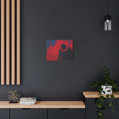Heavy Load --Emotional Matte Canvas Art, Modern Abstract Wall Decor, Minimalist Canvas Print