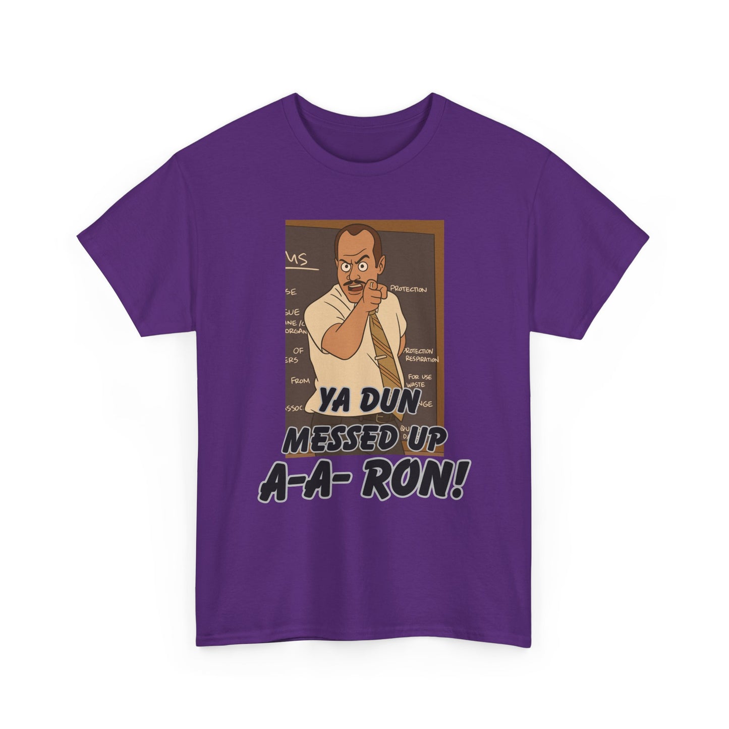 A- A- Ron -Funny Quote Unisex Tee - Perfect for Casual Outings, Gifts, and Pop Culture Fans, Humor Shirt, Movie Quote Tee, Unique Graphic Tee