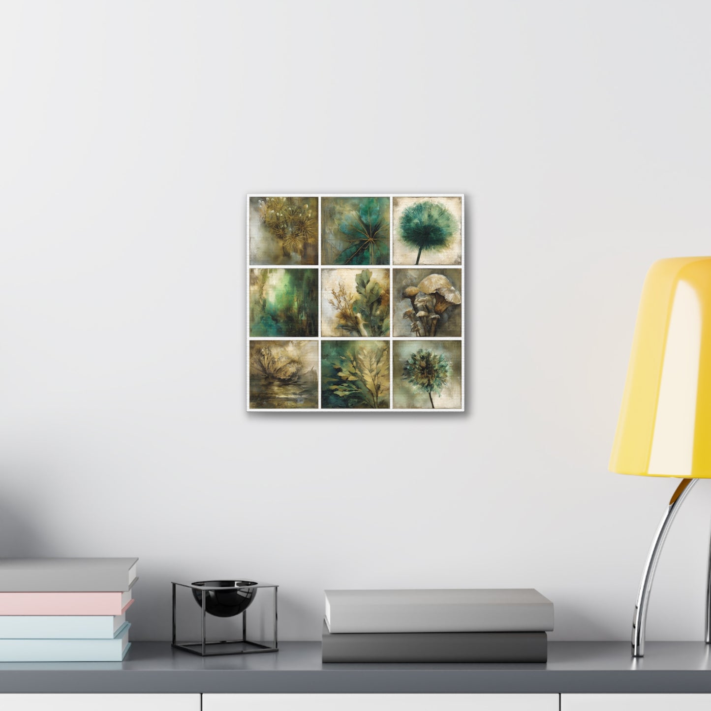 Natures Green Series #3 -Botanical Wall Art, Nature-Inspired Home Décor, Eco-Friendly Canvas Print, Greenery Art Piece, Living Room Wall Hanging