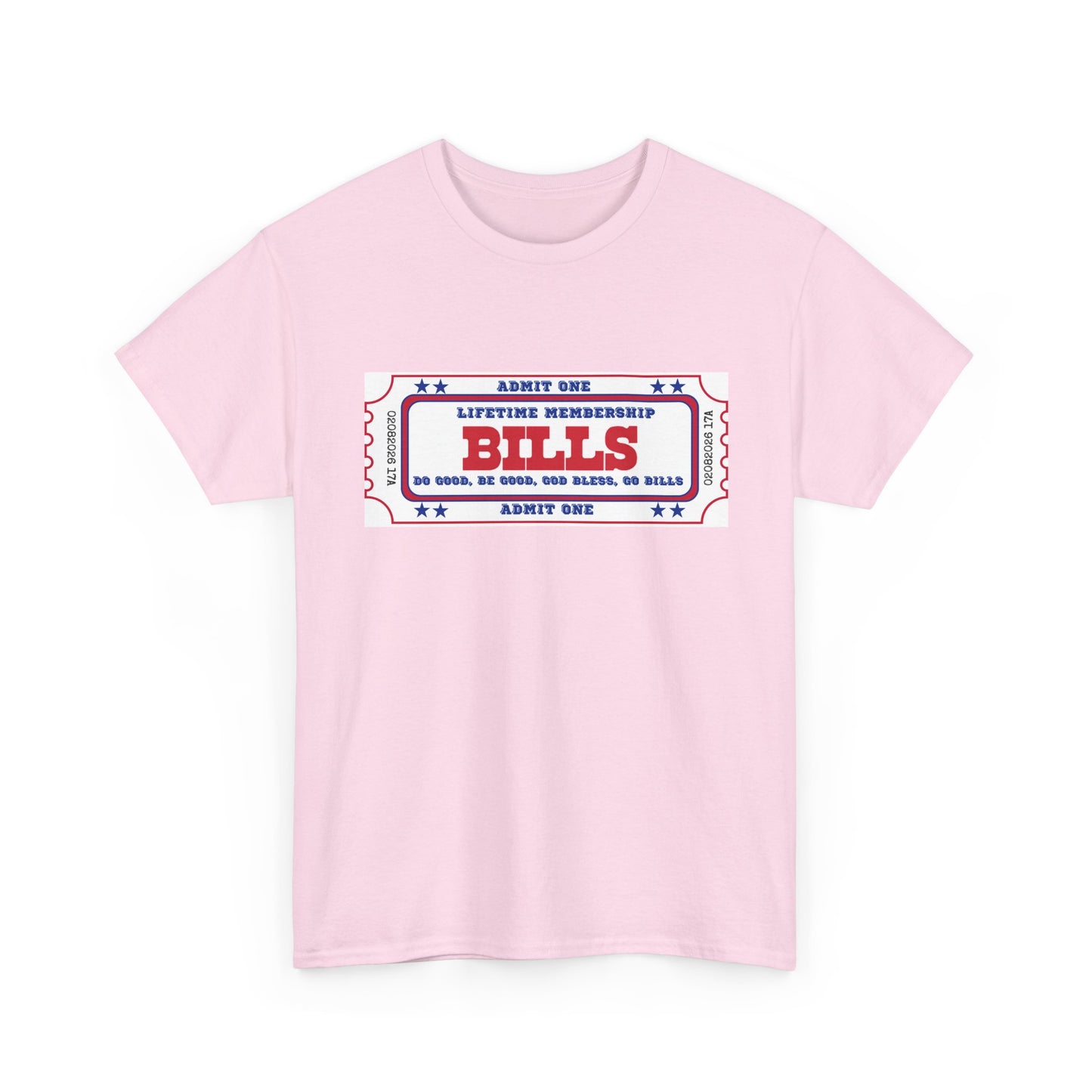 BILL Lifetime Membership - Retro Ticket Style Tee, Vintage Graphic T-Shirt, Casual Outing Shirt, Gift for Friends, Concert, Sports Event Apparel