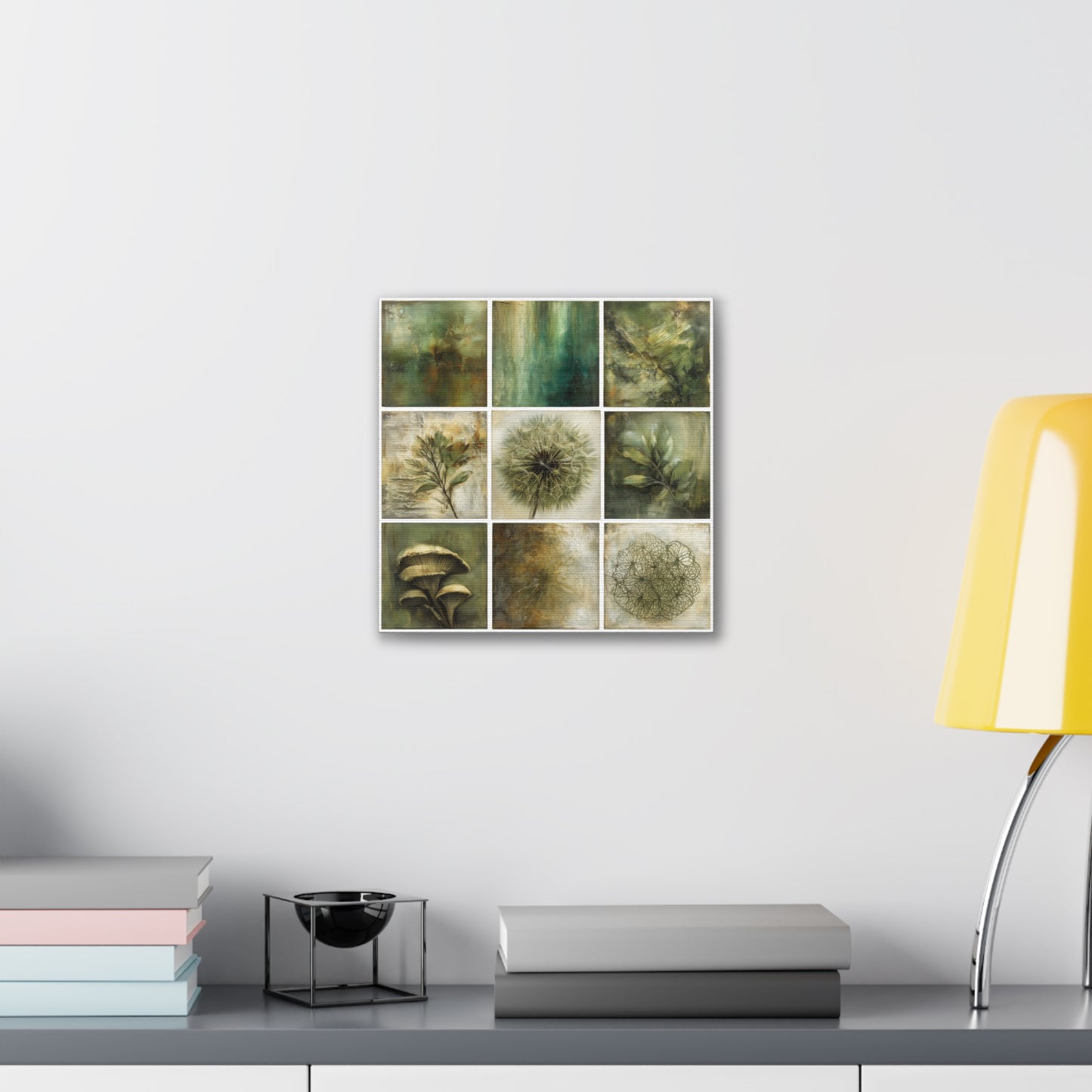 Natures Green Series #1 -Botanical Wall Art, Nature-Inspired Home Décor, Eco-Friendly Canvas Print, Greenery Art Piece, Living Room Wall Hanging