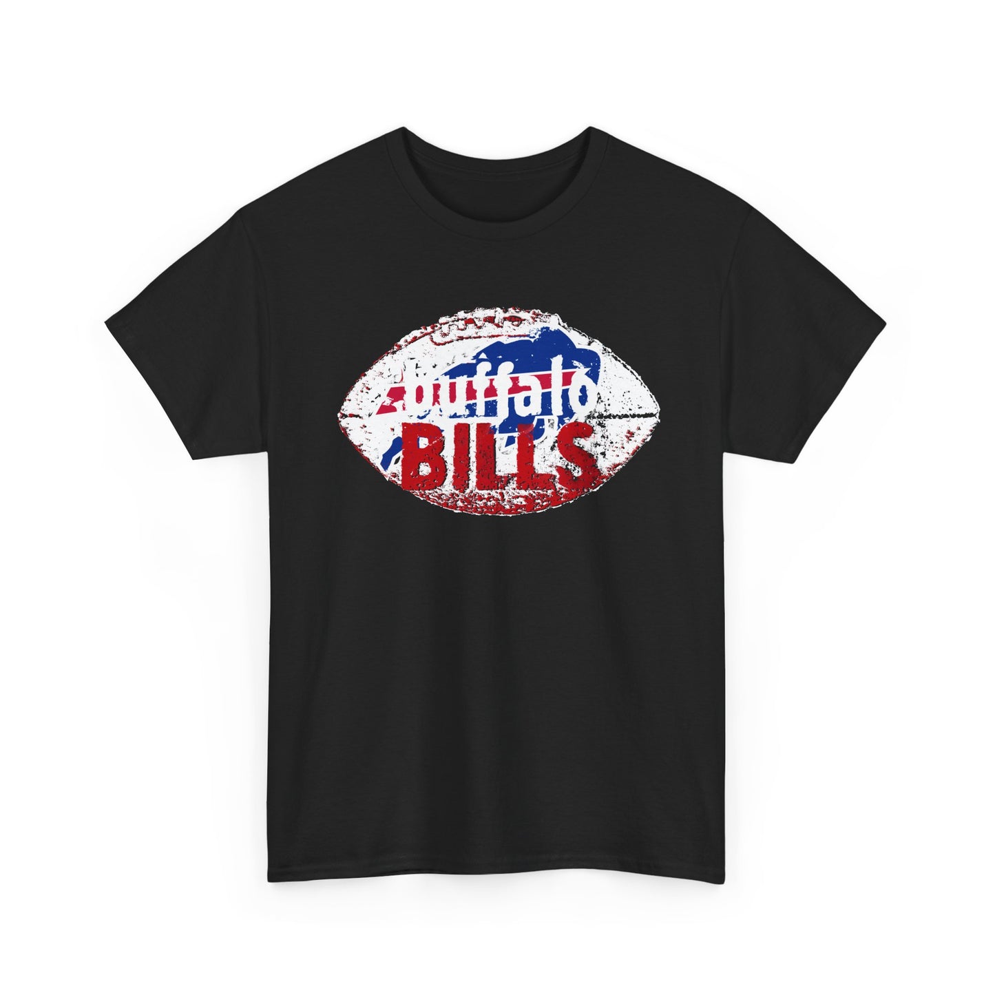 Buffalo Bills Football -Unisex Heavy Cotton Tee - Sports T-Shirt, NFL Fan Gear, Game Day Apparel, Gift for Him/Her, Athletic Wear