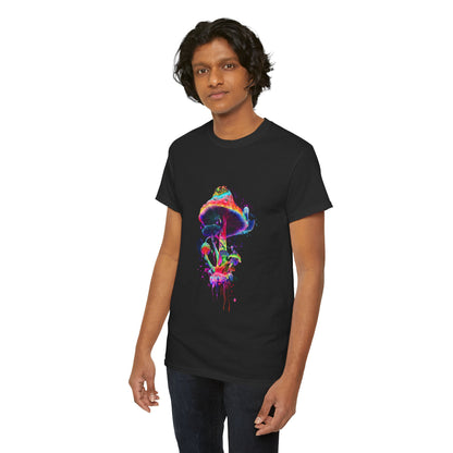 Colorful Psychedelic Mushroom Tee,