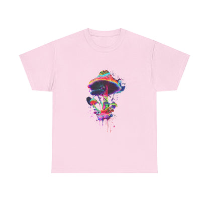 Colorful Psychedelic Mushroom Tee,