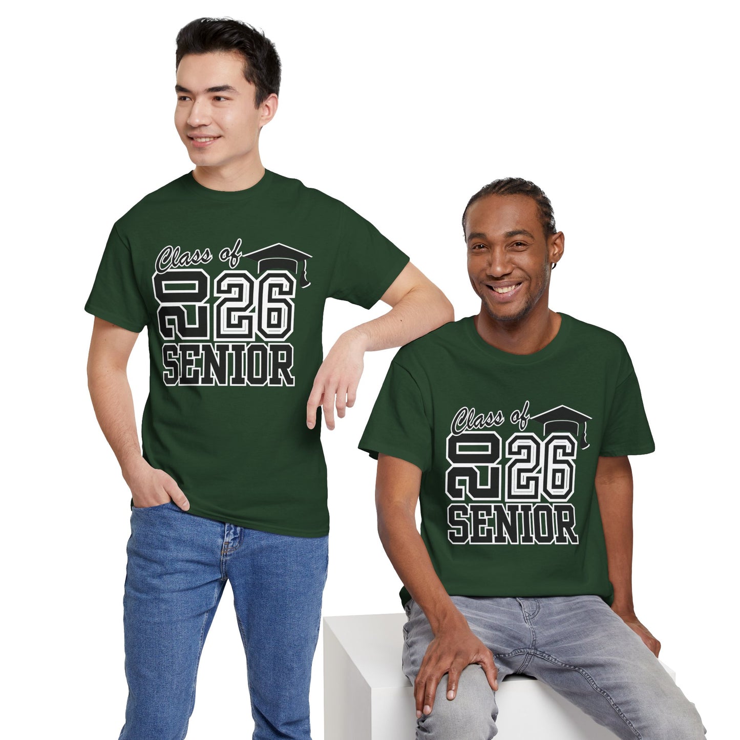 2026 Senior -Class of 2026 Graduation Tee, Unisex Heavy Cotton Shirt, Senior T-Shirt, Personalized Graduation Gift, Class Reunion Apparel, 2026 [...]
