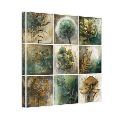 Natures Green Series #4 -Artistic Nature Canvas Wall Art, Plant Decor, Botanical Prints, Home Decor, Eco-Friendly Gift