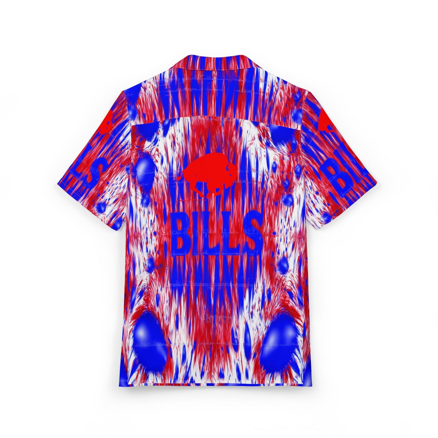 BILL ZEBRA TIE DYE -Vibrant Hawaiian Button-Down Shirt, Summerwear, Beach Shirt, Vacation Outfit, Pool Party Top, Fun Casual Wear