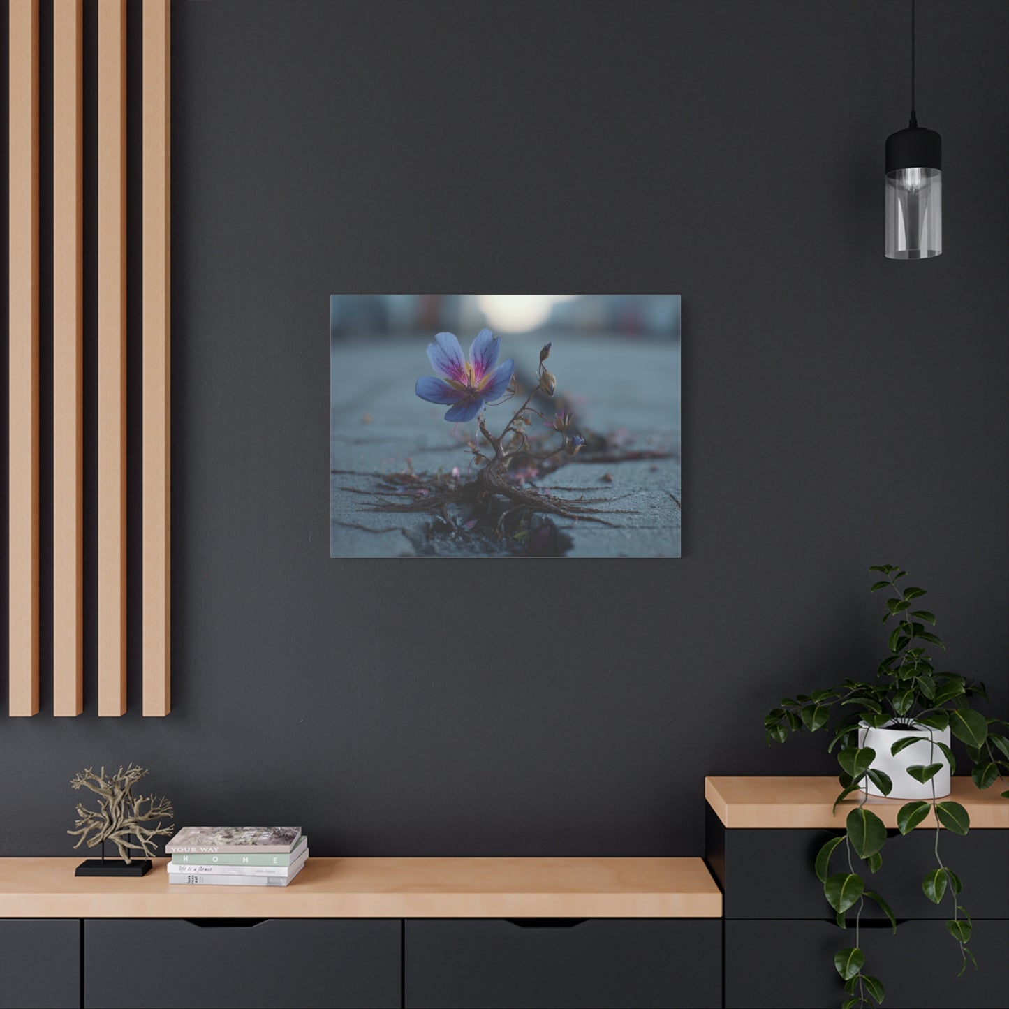 Defiance Through Concrete: Resilient Floral Macro, Urban Nature Photography--1aceswild.myshopify.com