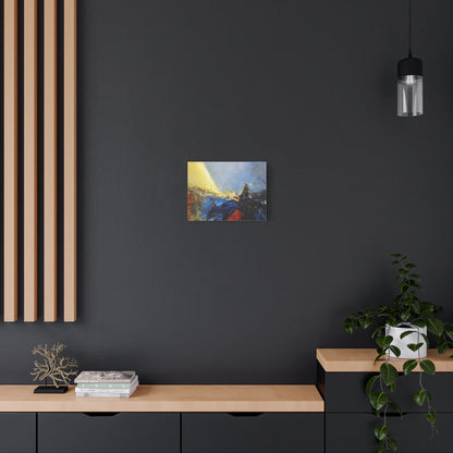 Path Revealed --Abstract Landscape Canvas Art, Colorful Wall Decor, Home Wall Art, Modern Art Print.