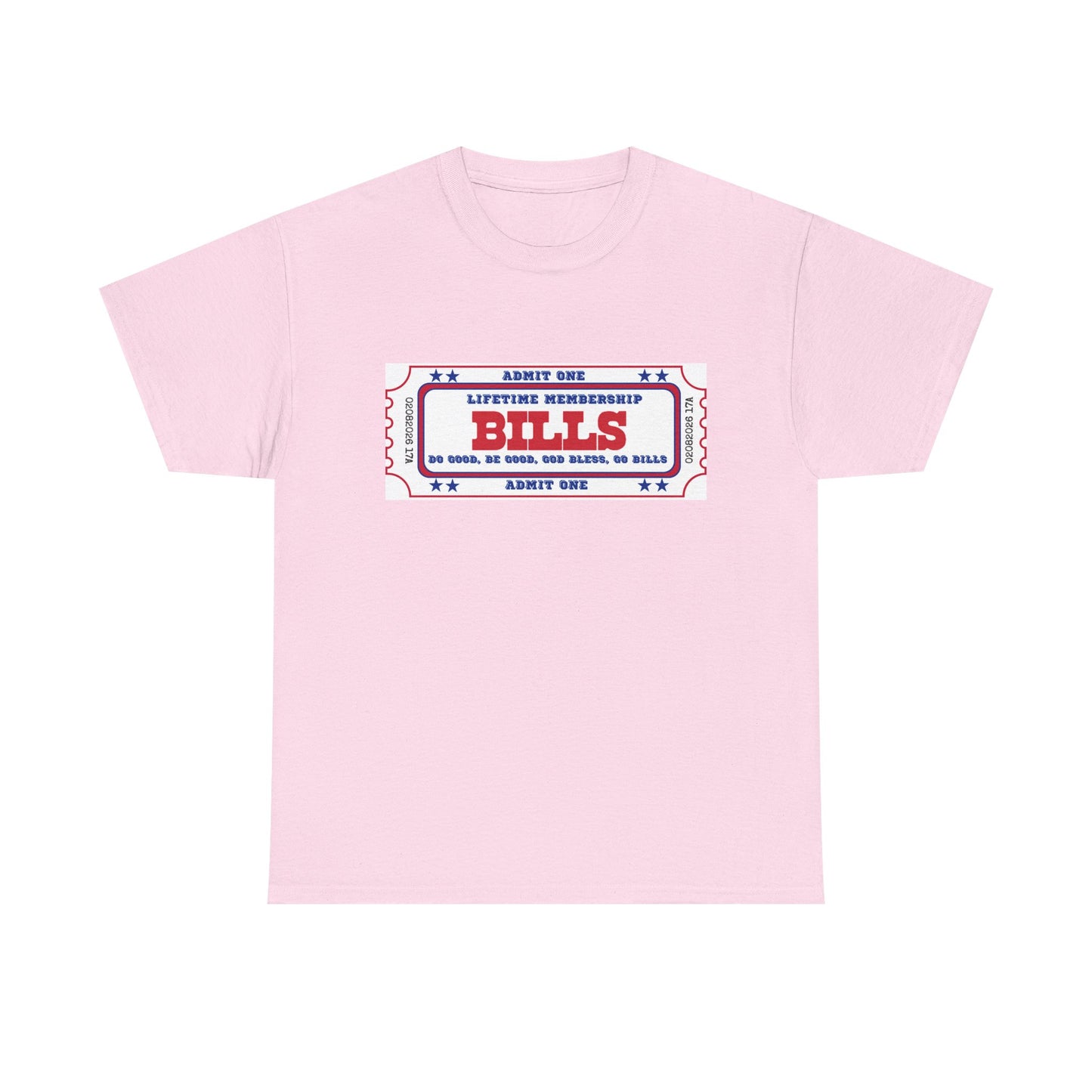 BILL Lifetime Membership - Retro Ticket Style Tee, Vintage Graphic T-Shirt, Casual Outing Shirt, Gift for Friends, Concert, Sports Event Apparel