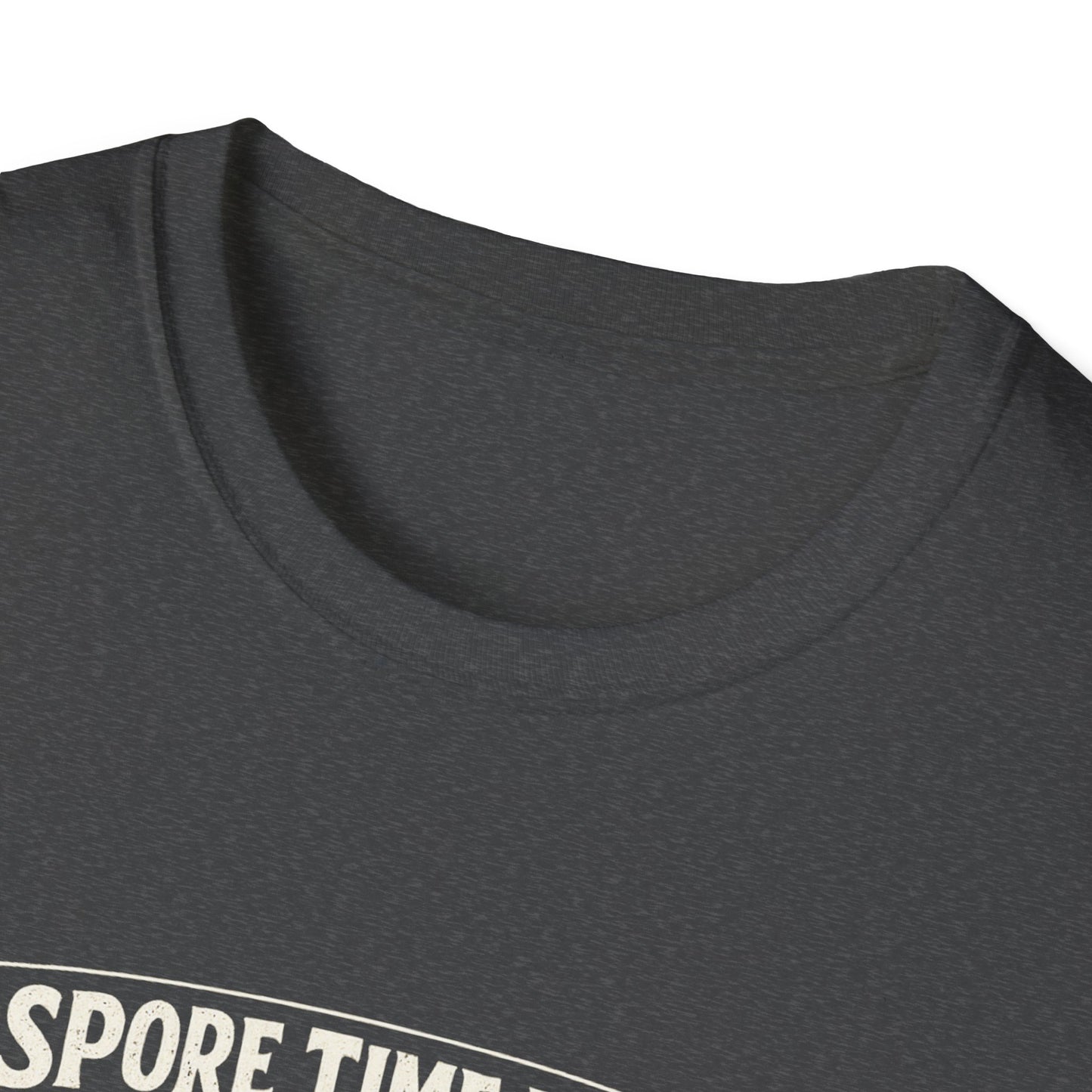 Mushroom Hunting T-Shirt — "My Spore Time Is Spent" For Foragers & Nature Lovers