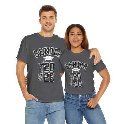 Class of 2026 Graduation Tee, Unisex Heavy Cotton Shirt, Senior T-Shirt, Personalized Graduation Gift, Class Reunion Apparel, 2026 [...]