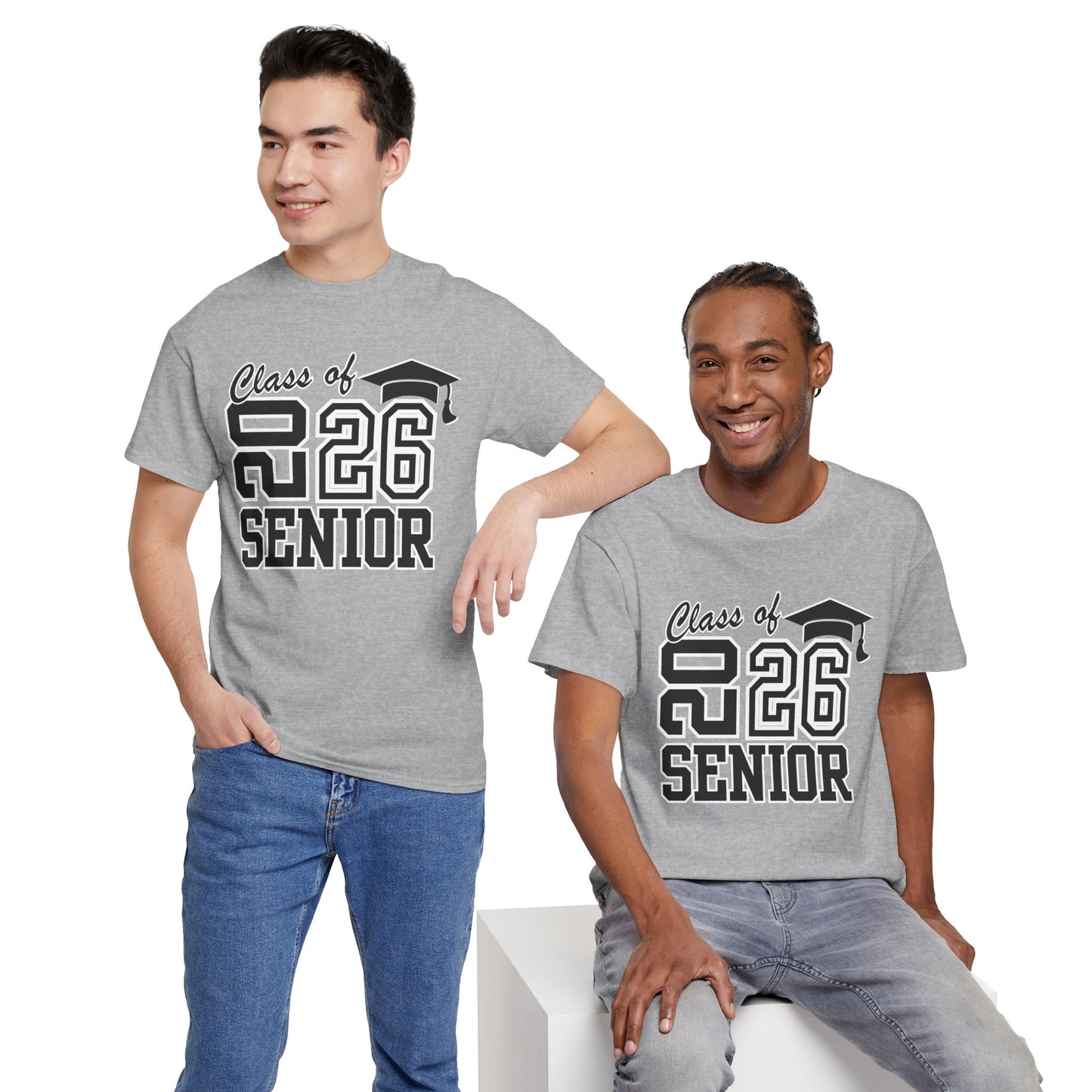 2026 Senior -Class of 2026 Graduation Tee, Unisex Heavy Cotton Shirt, Senior T-Shirt, Personalized Graduation Gift, Class Reunion Apparel, 2026 [...]