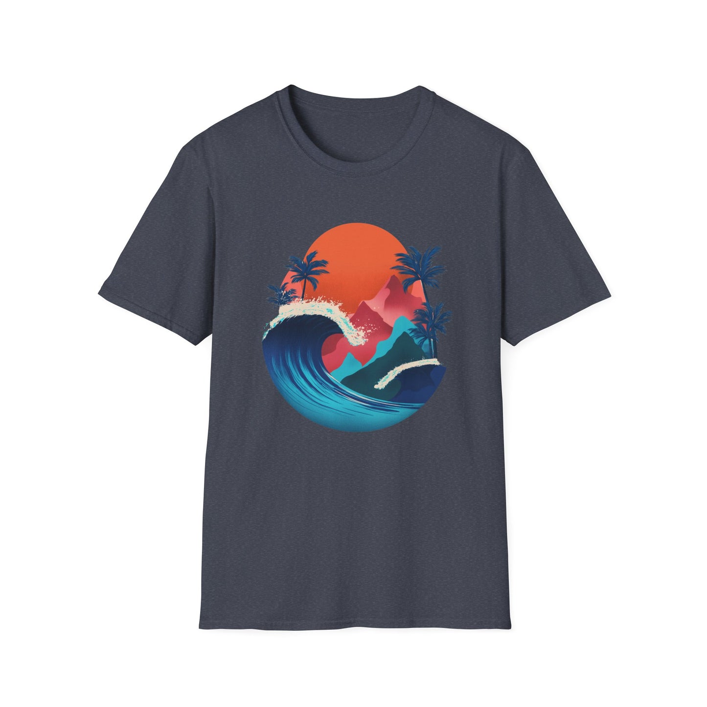 Surf Sunset T-Shirt — Tropical Wave Palm Beach Graphic Tee