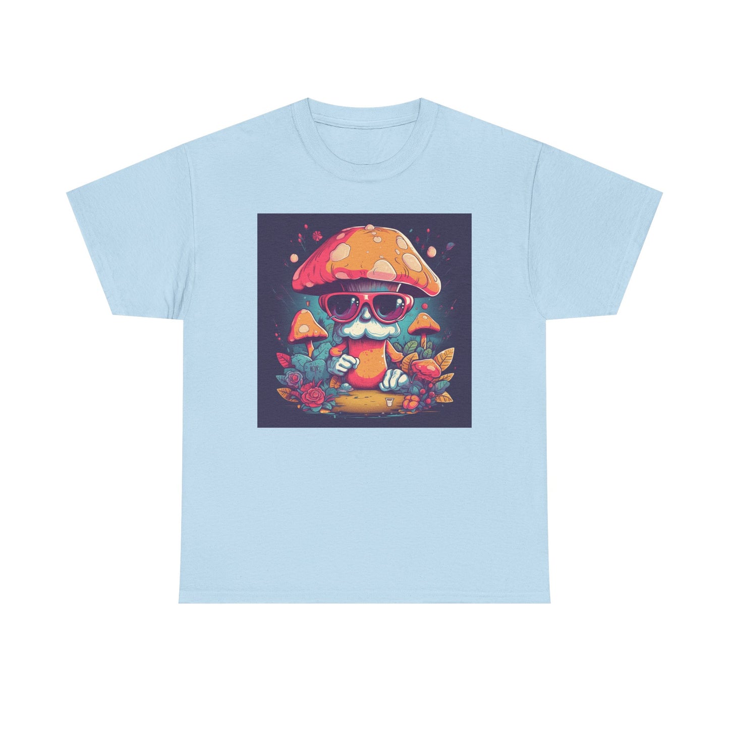 Cool Mushroom Graphic Tee, Retro T-Shirt, Unique Gift for Nature Lovers, Eco-Friendly Apparel, Perfect for Parties and Festivals