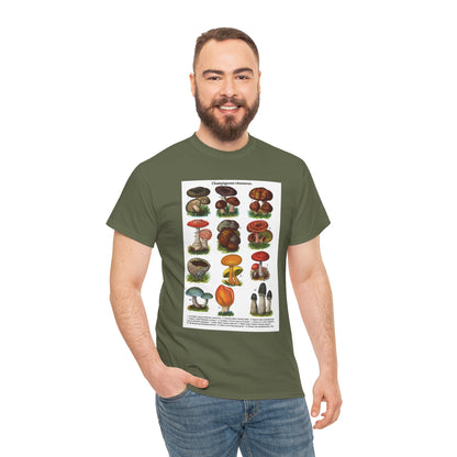 Mushroom Illustration Tee,