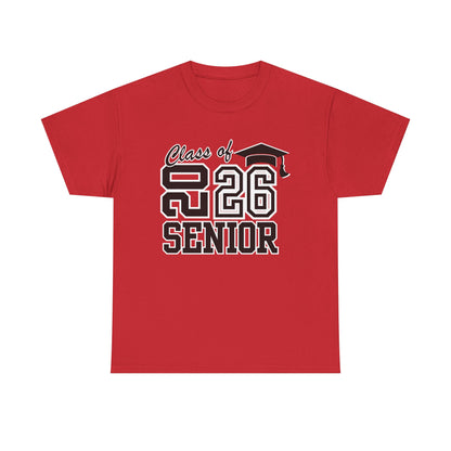 2026 Senior -Class of 2026 Graduation Tee, Unisex Heavy Cotton Shirt, Senior T-Shirt, Personalized Graduation Gift, Class Reunion Apparel, 2026 [...]