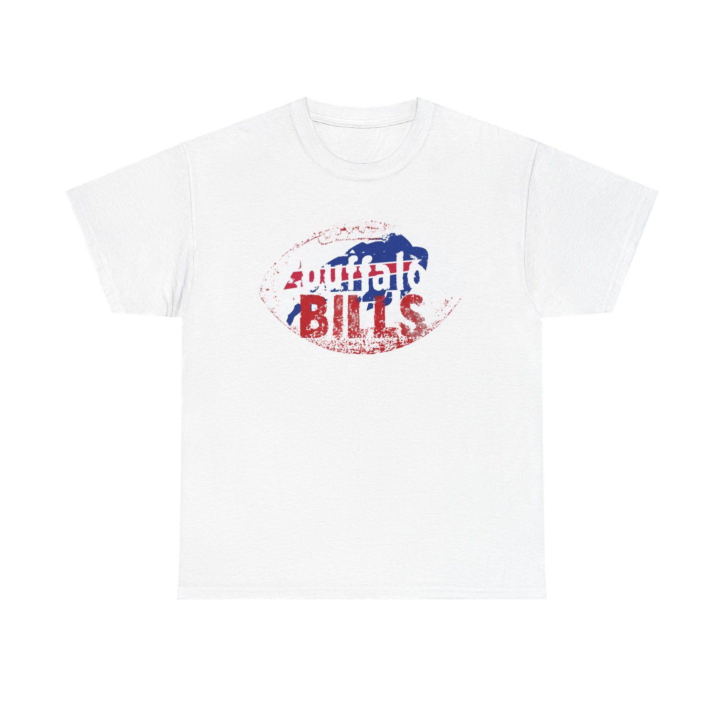 Buffalo Bills Football -Unisex Heavy Cotton Tee - Sports T-Shirt, NFL Fan Gear, Game Day Apparel, Gift for Him/Her, Athletic Wear
