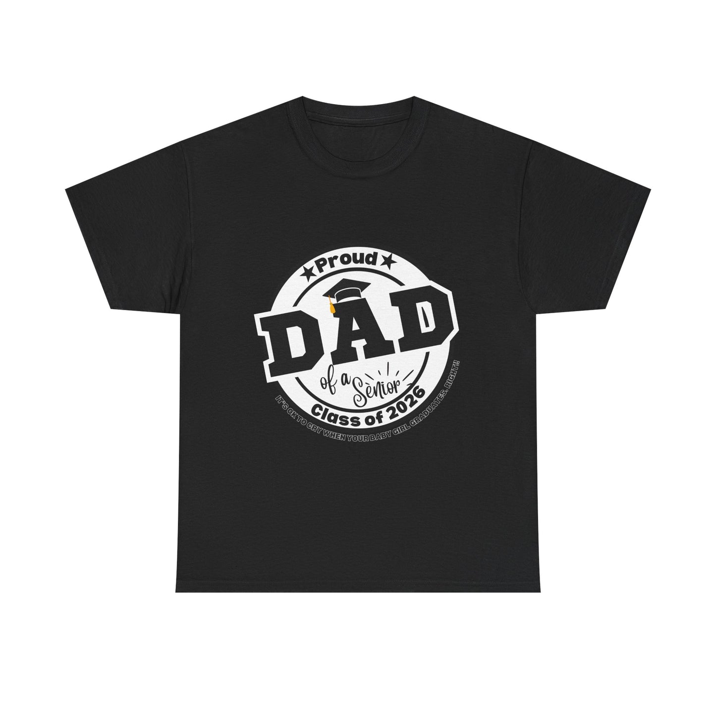 Senior Dad -Class of 2026 Graduation Tee, Unisex Heavy Cotton Shirt, Senior T-Shirt, Personalized Graduation Gift, Class Reunion Apparel, 2026 [...]