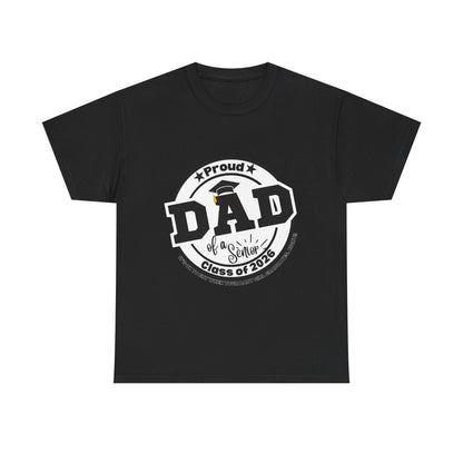 Senior Dad -Class of 2026 Graduation Tee, Unisex Heavy Cotton Shirt, Senior T-Shirt, Personalized Graduation Gift, Class Reunion Apparel, 2026 [...]