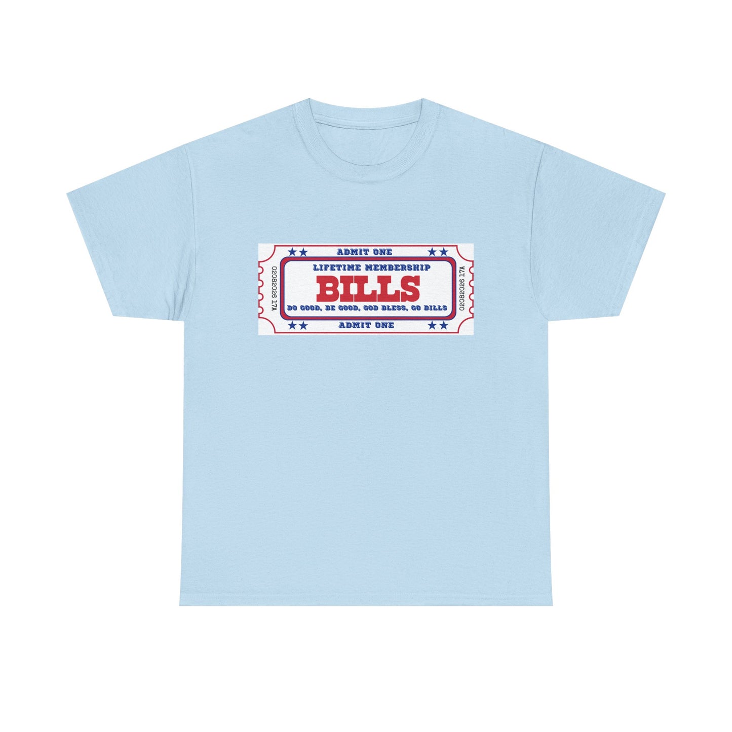 BILL Lifetime Membership - Retro Ticket Style Tee, Vintage Graphic T-Shirt, Casual Outing Shirt, Gift for Friends, Concert, Sports Event Apparel
