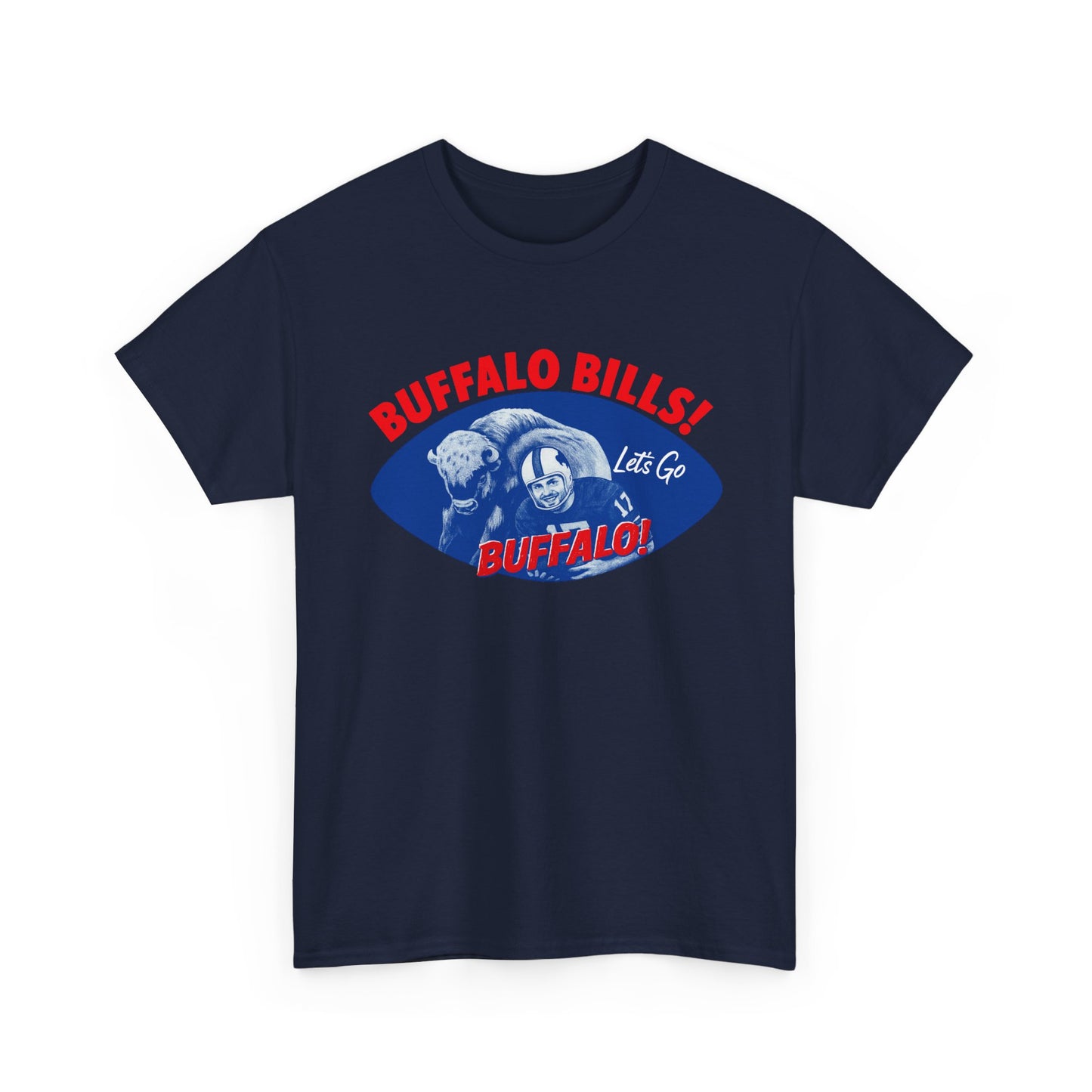 What is Old is New Again Buffalo Bills Tee -Heavy Cotton Tee, unisex sports shirt, fan apparel, game day shirt, gift for football lovers, team pride clothing