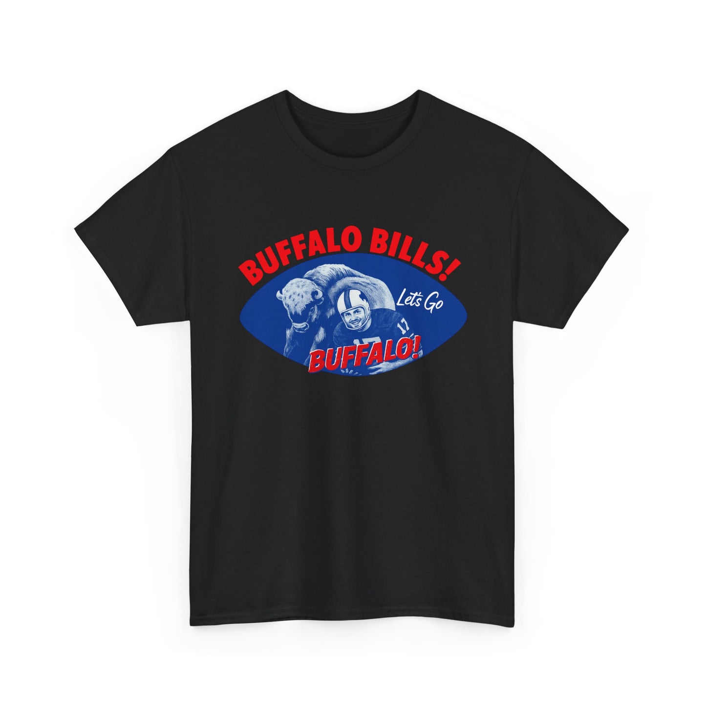 What is Old is New Again Buffalo Bills Tee -Heavy Cotton Tee, unisex sports shirt, fan apparel, game day shirt, gift for football lovers, team pride clothing