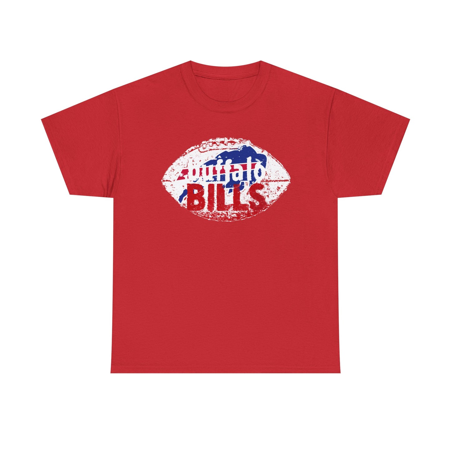 Buffalo Bills Football -Unisex Heavy Cotton Tee - Sports T-Shirt, NFL Fan Gear, Game Day Apparel, Gift for Him/Her, Athletic Wear