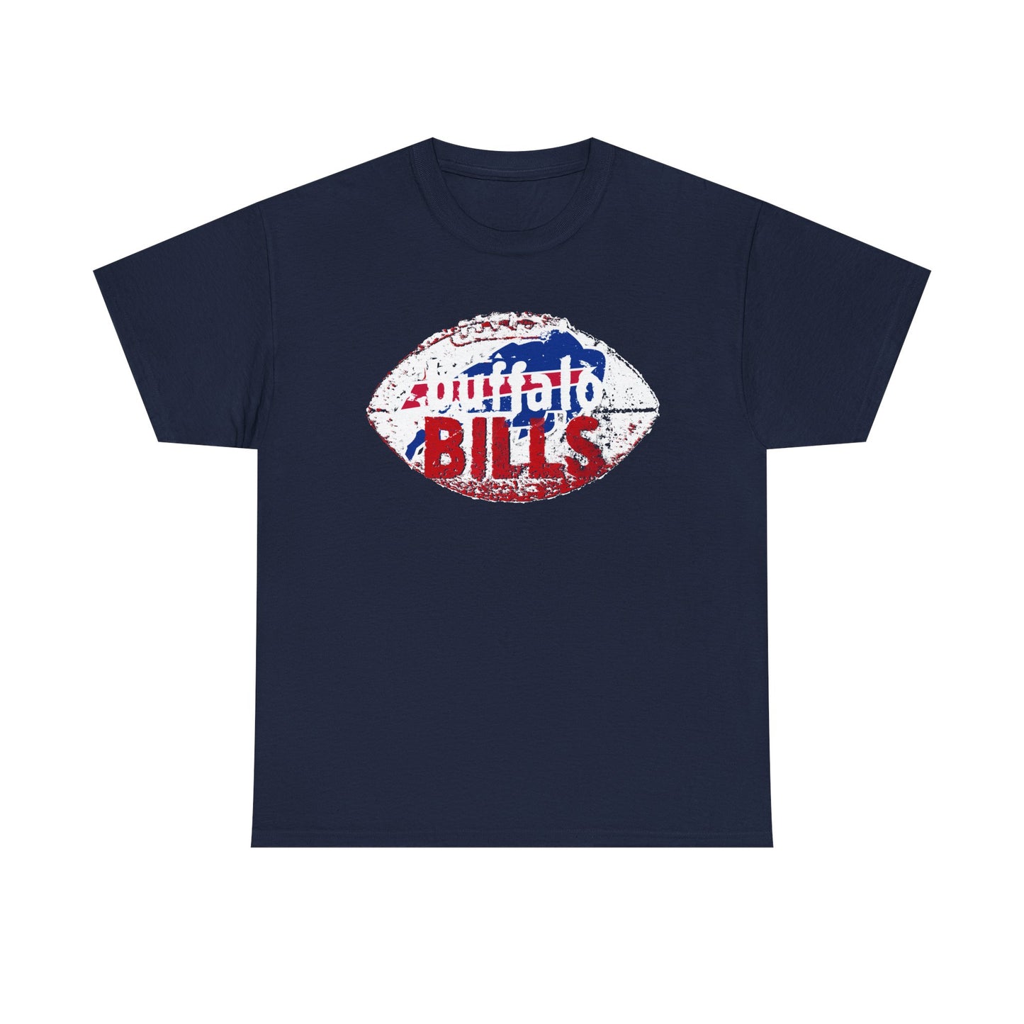 Buffalo Bills Football -Unisex Heavy Cotton Tee - Sports T-Shirt, NFL Fan Gear, Game Day Apparel, Gift for Him/Her, Athletic Wear