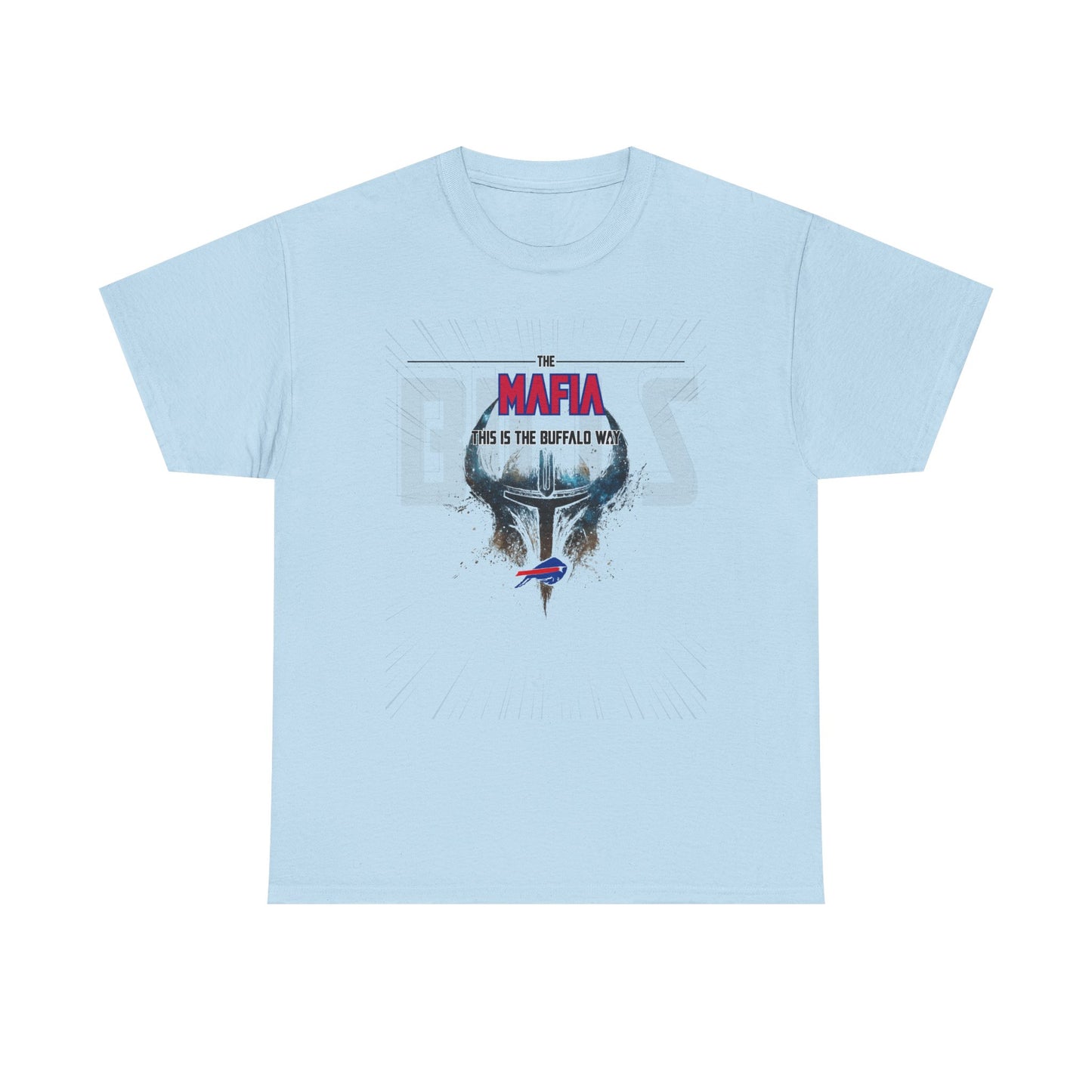 Buffalo Bills This Is The Way -Heavy Cotton Tee - Unisex Fan Shirt, Game Day Apparel, Sports Merchandise, Birthday Gift, Tailgate Outfit