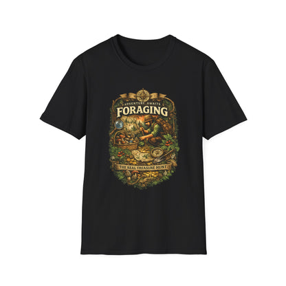 Foraging T-Shirt – 'Foraging: The Real Treasure Hunt' Outdoor Nature Tee