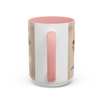 Mushroom Magic Accent Coffee Mug — 11/15oz Ceramic Cup with Woodland Fungi Design