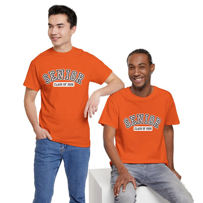 Senior 2026 -Class of 2026 Graduation Tee, Unisex Heavy Cotton Shirt, Senior T-Shirt, Personalized Graduation Gift, Class Reunion Apparel, 2026 [...]