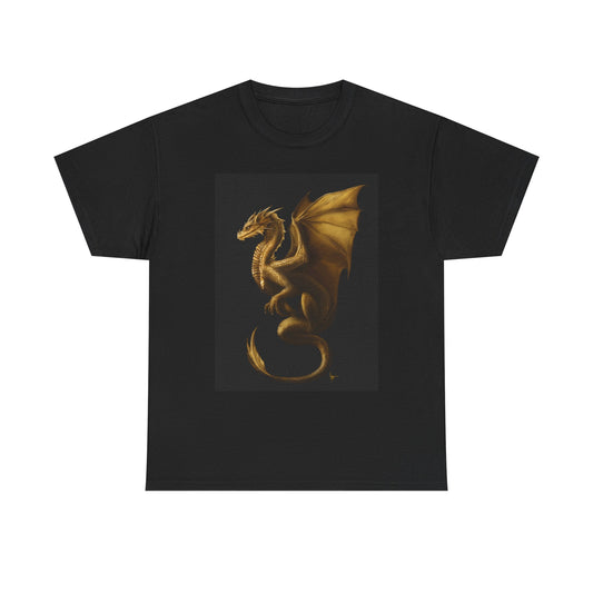 Dragon Graphic Unisex Tee, Casual Wear, Gift for Fantasy Lovers, Unique Artwork, Everyday Style