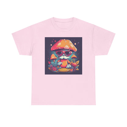Cool Mushroom Graphic Tee, Retro T-Shirt, Unique Gift for Nature Lovers, Eco-Friendly Apparel, Perfect for Parties and Festivals