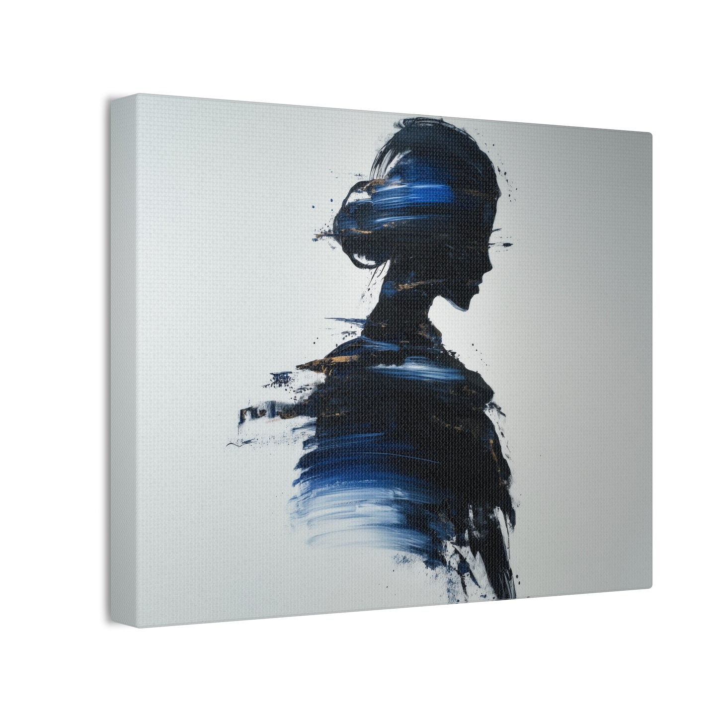 Silhouette of Beauty -Stylish Abstract Canvas Art Print, Modern Home Decor, Wall Art, Chic Living Room Accent, Unique Gift Idea