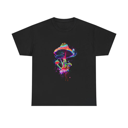 Colorful Psychedelic Mushroom Tee,