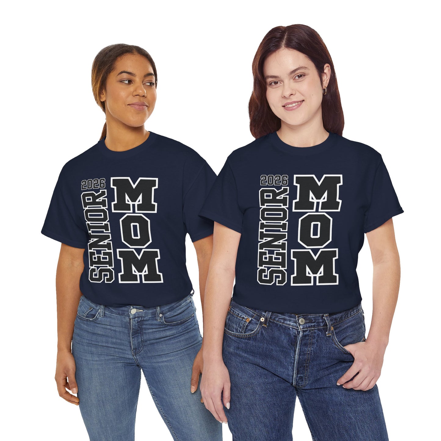 Senior Mom-Class of 2026 Graduation Tee, Unisex Heavy Cotton Shirt, Senior T-Shirt, Personalized Graduation Gift, Class Reunion Apparel, 2026 [...]