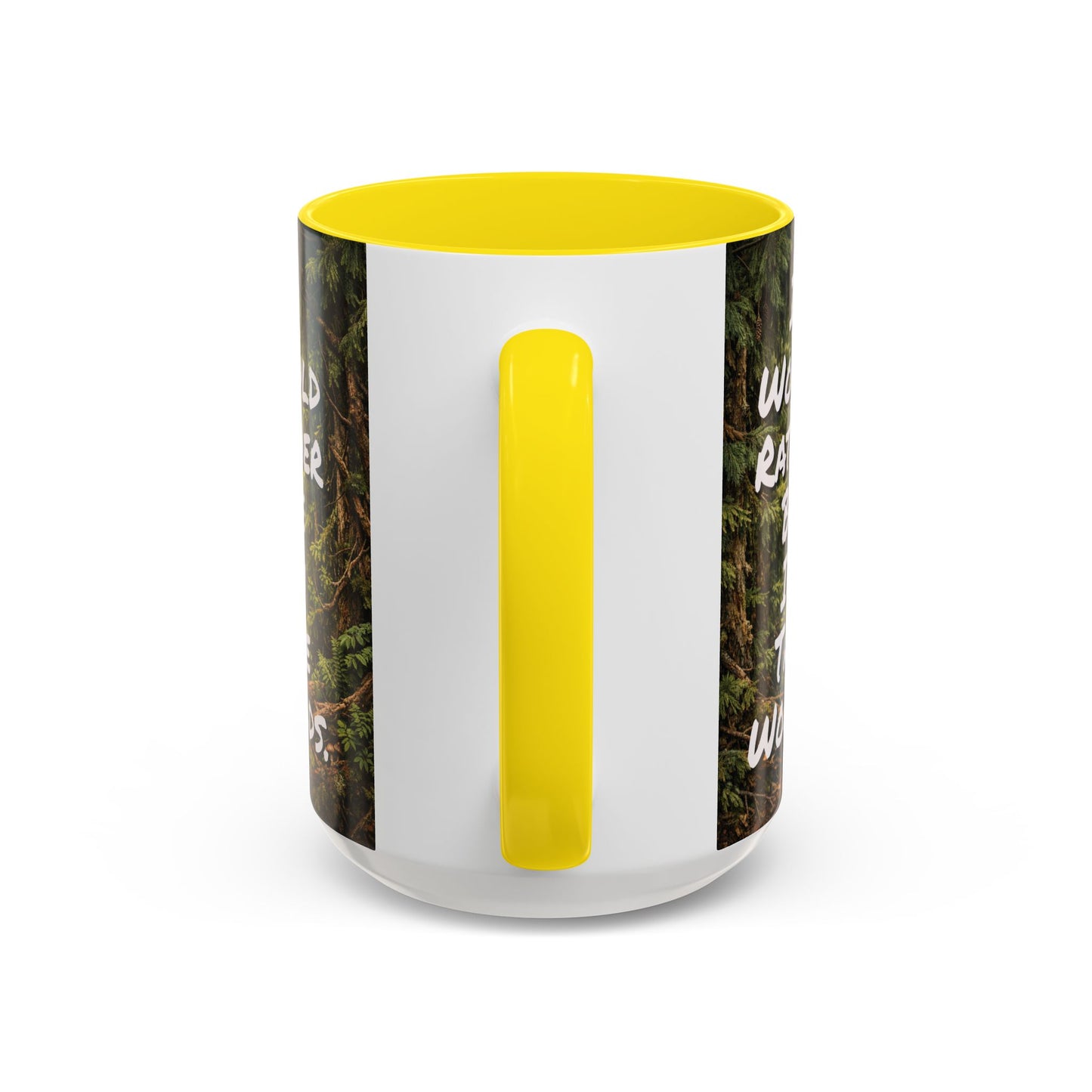 "My Spore Time Is Spent Mushroom Hunting" #2 Accent Coffee Mug (11/15oz)