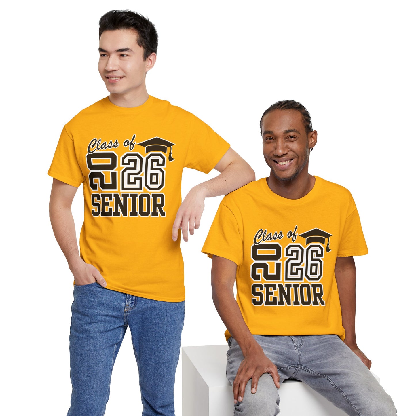 2026 Senior -Class of 2026 Graduation Tee, Unisex Heavy Cotton Shirt, Senior T-Shirt, Personalized Graduation Gift, Class Reunion Apparel, 2026 [...]