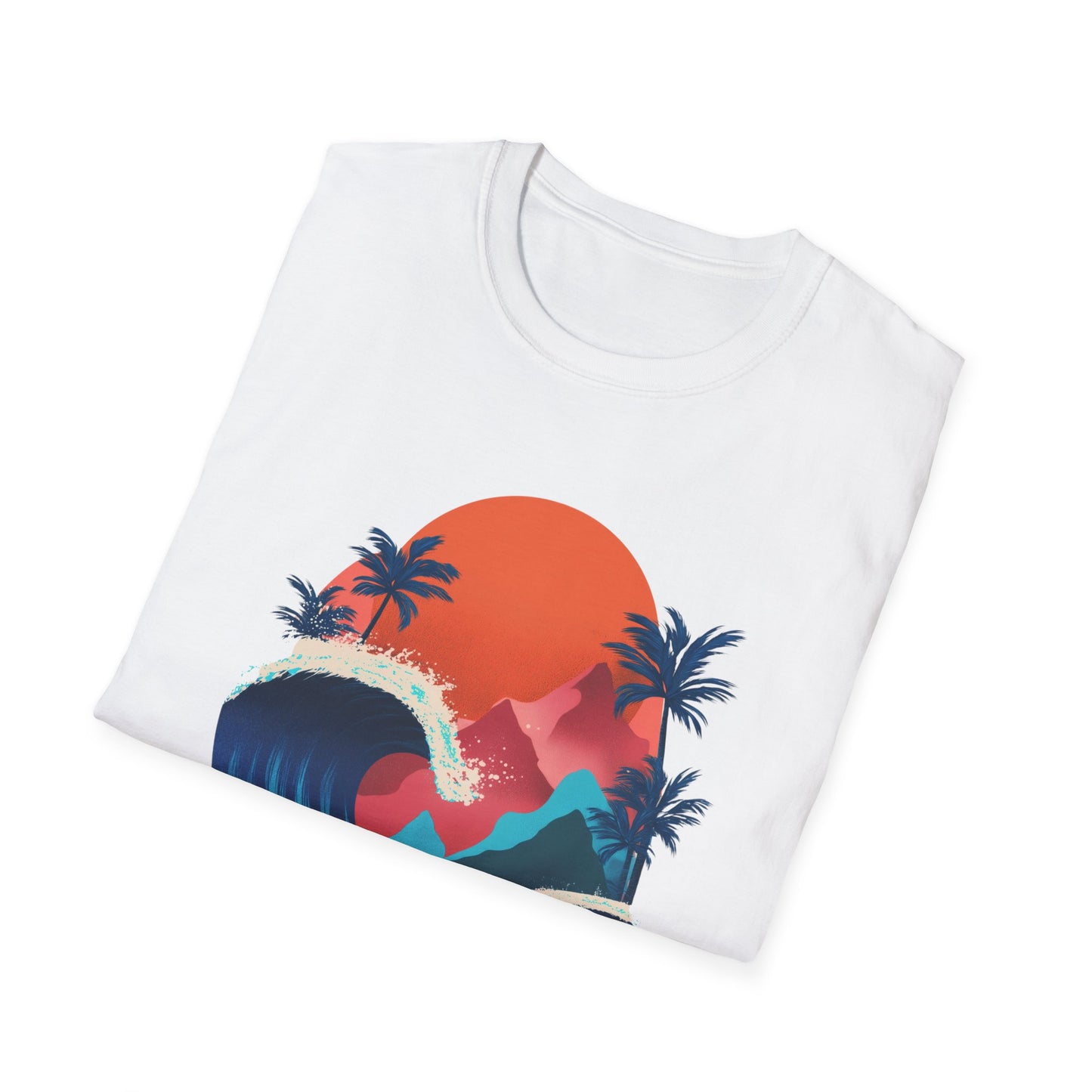 Surf Sunset T-Shirt — Tropical Wave Palm Beach Graphic Tee