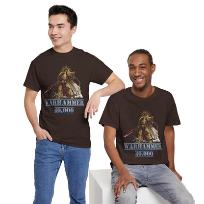 Warhammer 40,000 Unisex Heavy Cotton Tee, Gamer T-Shirt, Nerd Apparel, Gaming Gift, Casual Wear