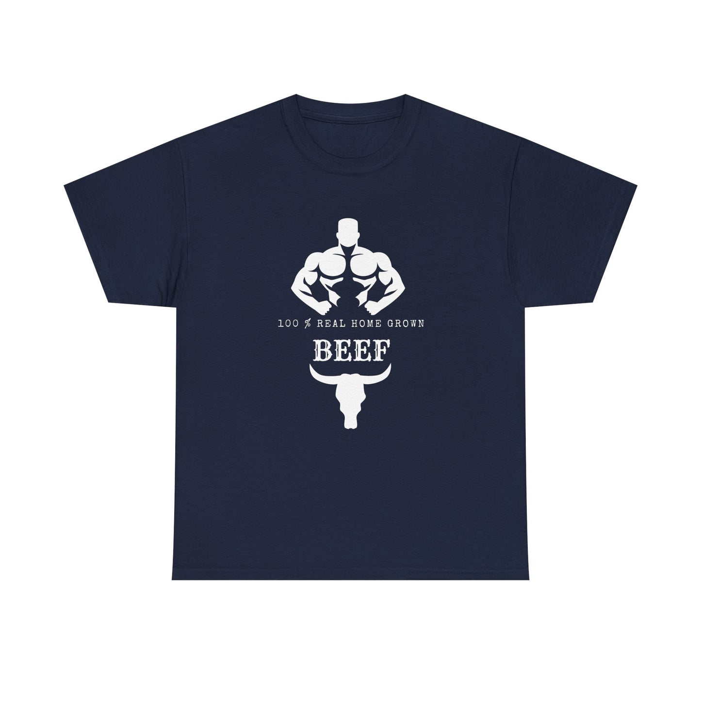 100% Beef -Unisex Tee, Perfect Gift for Workout Enthusiasts, Fitness Club, Gym Wear, Bodybuilding Fashion, Casual Daily Wear