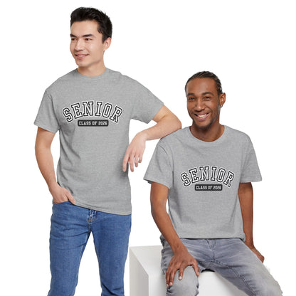 Senior 2026 -Class of 2026 Graduation Tee, Unisex Heavy Cotton Shirt, Senior T-Shirt, Personalized Graduation Gift, Class Reunion Apparel, 2026 [...]