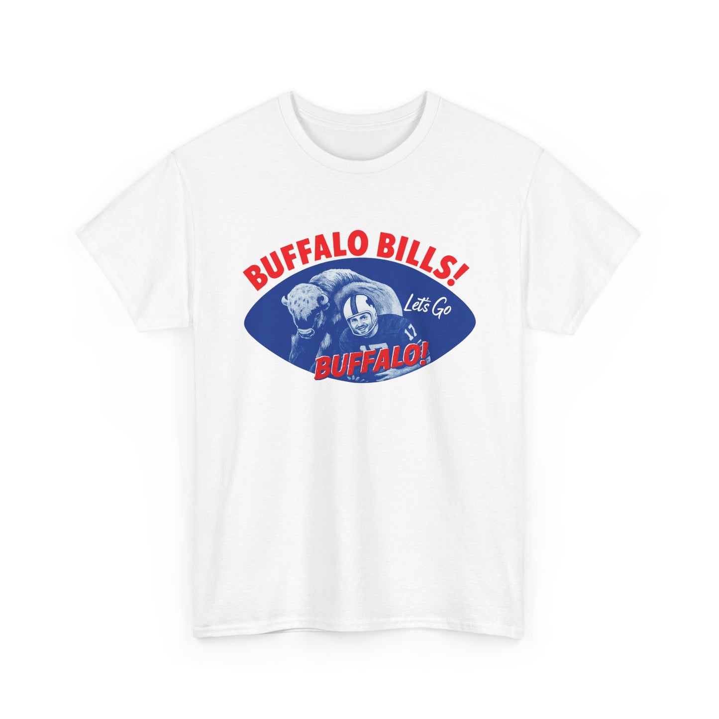 What is Old is New Again Buffalo Bills Tee -Heavy Cotton Tee, unisex sports shirt, fan apparel, game day shirt, gift for football lovers, team pride clothing