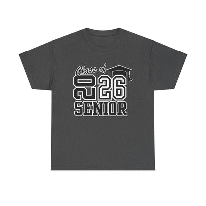 2026 Senior -Class of 2026 Graduation Tee, Unisex Heavy Cotton Shirt, Senior T-Shirt, Personalized Graduation Gift, Class Reunion Apparel, 2026 [...]