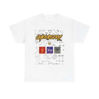 Chemistry is Sexy Unisex T-Shirt, Funny Science Tee, Gift for Chemists, Teacher Appreciation, Science Party, Academic Humor