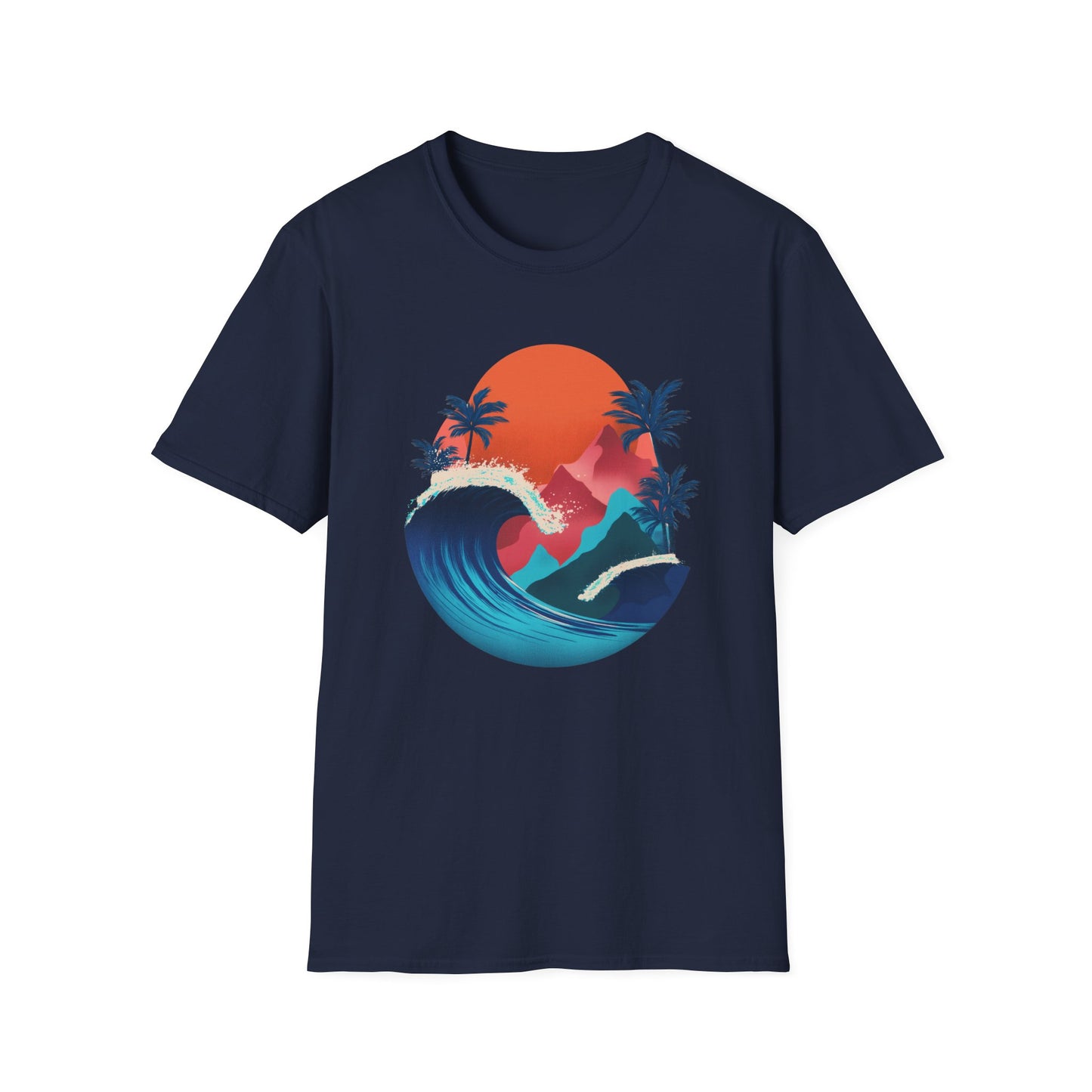 Surf Sunset T-Shirt — Tropical Wave Palm Beach Graphic Tee